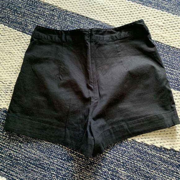 Aritzia Talula Black High Waisted Shorts - Picture 2 of 2